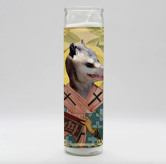 Saint Angry Possum Prayer Candle