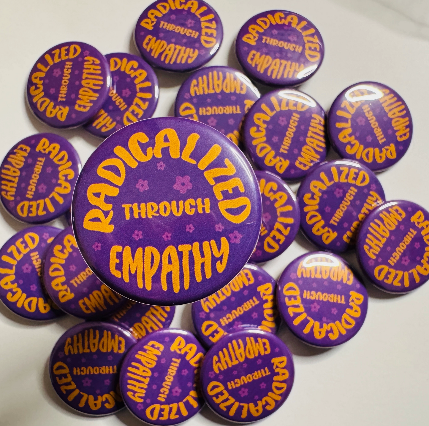 Radicalized Through Empathy Button