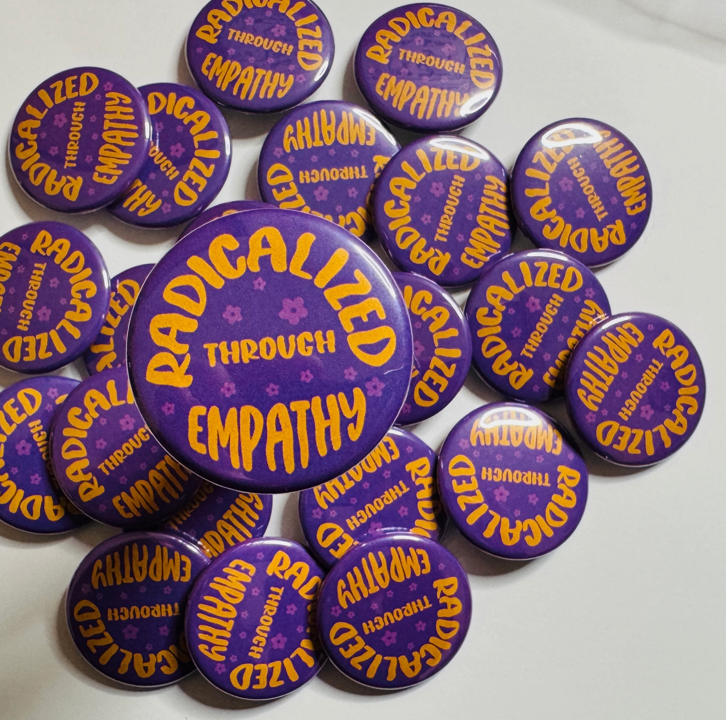 Radicalized Through Empathy Button