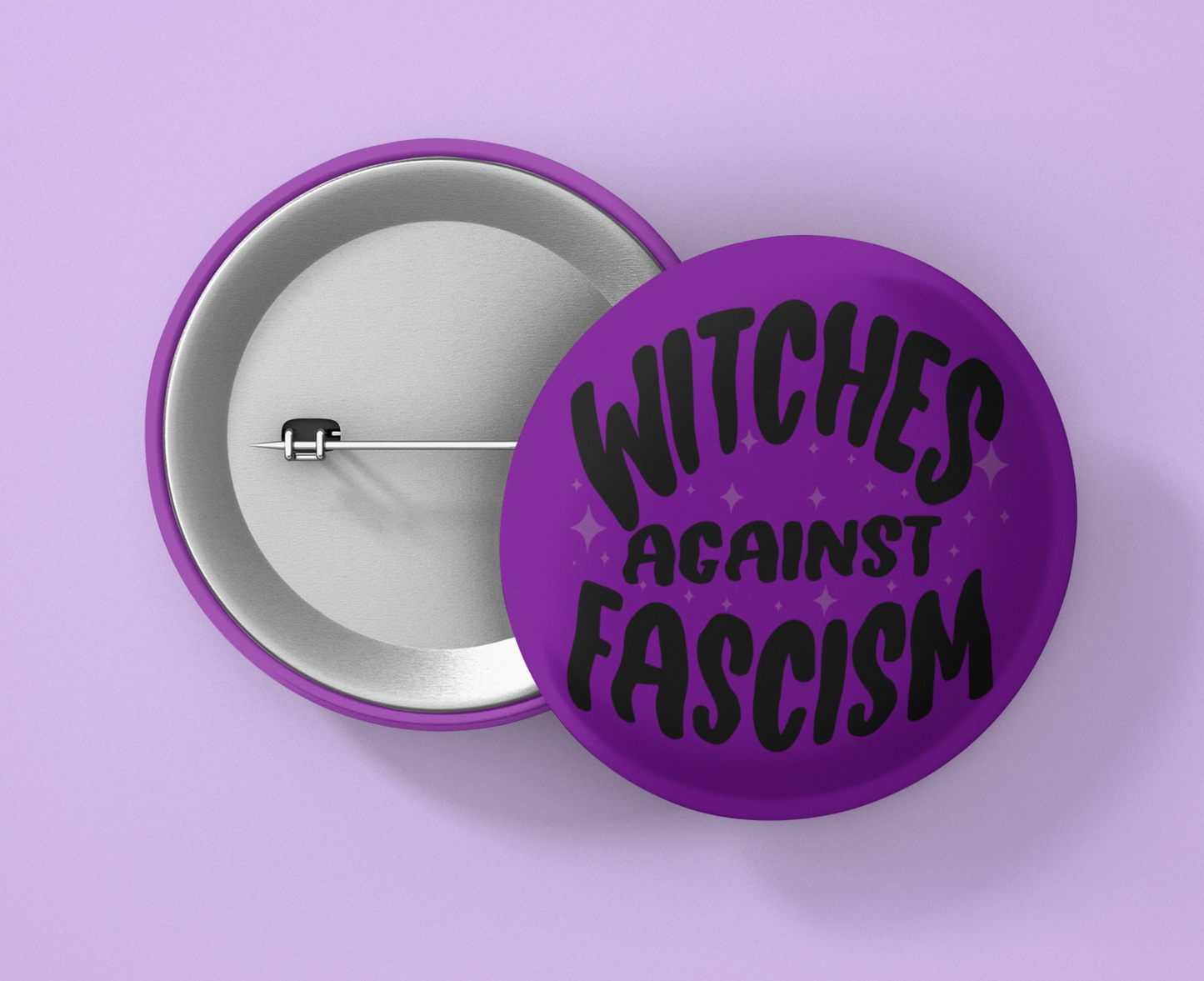 Witches Against Fascism Button