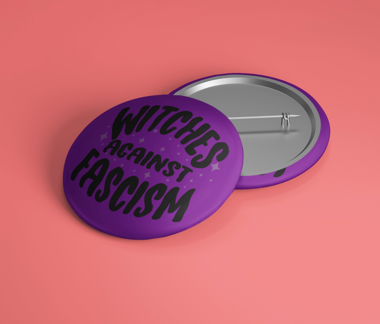 Witches Against Fascism Button