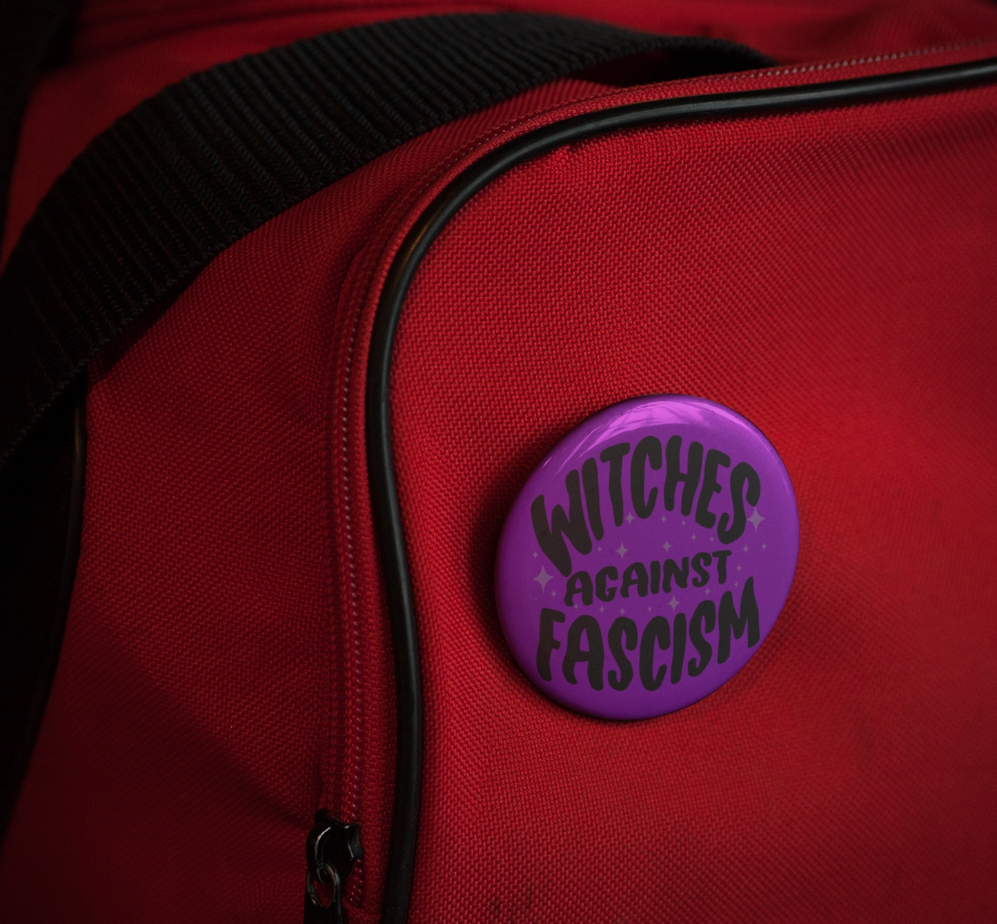Witches Against Fascism Button