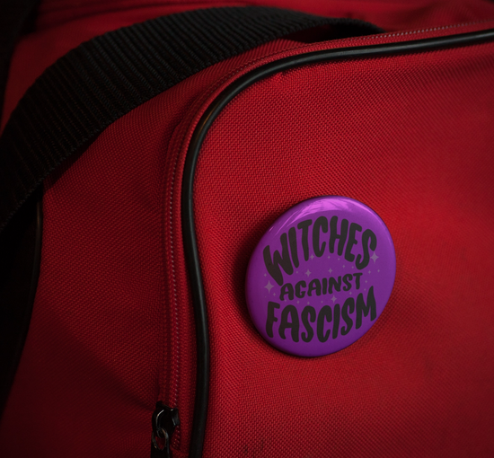Witches Against Fascism Button