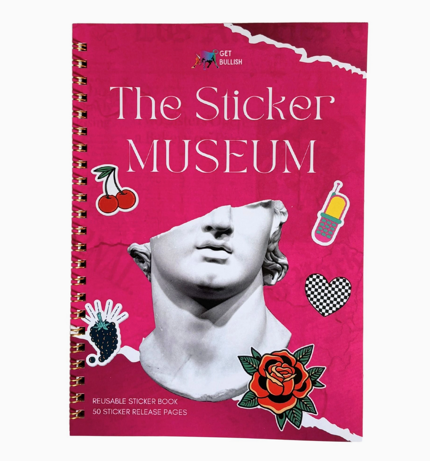 The Sticker Museum Reusable Sticker Book