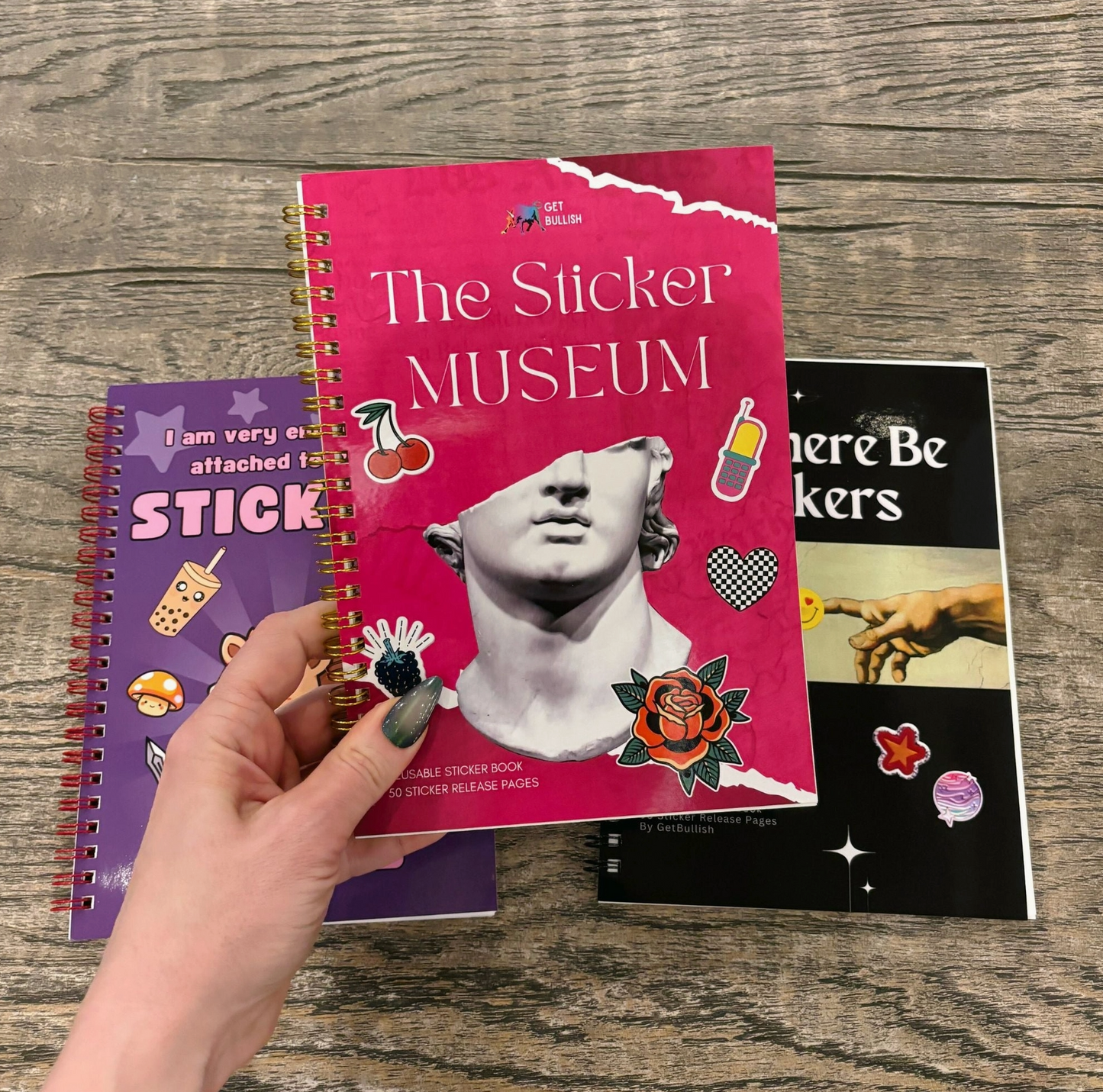 The Sticker Museum Reusable Sticker Book