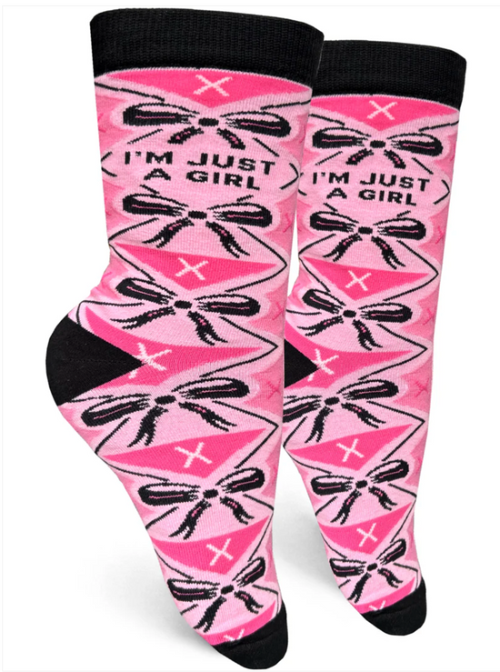 I'm Just A Girl Socks