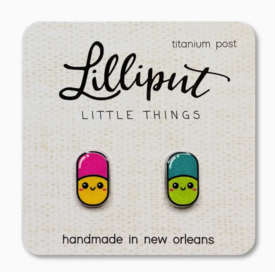 Happy Pills Earrings (Style 2)
