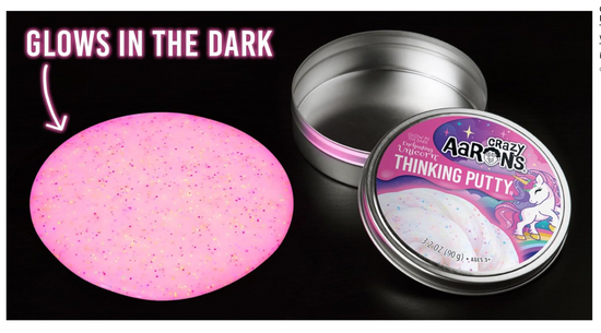 Enchanting Unicorn Thinking Putty 4'' Tin