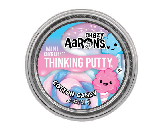 Mini Cotton Candy Thinking Putty 2'' Tin
