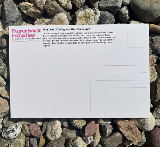 Why Am I Dating Another Musician? Postcard/Large Bookmark