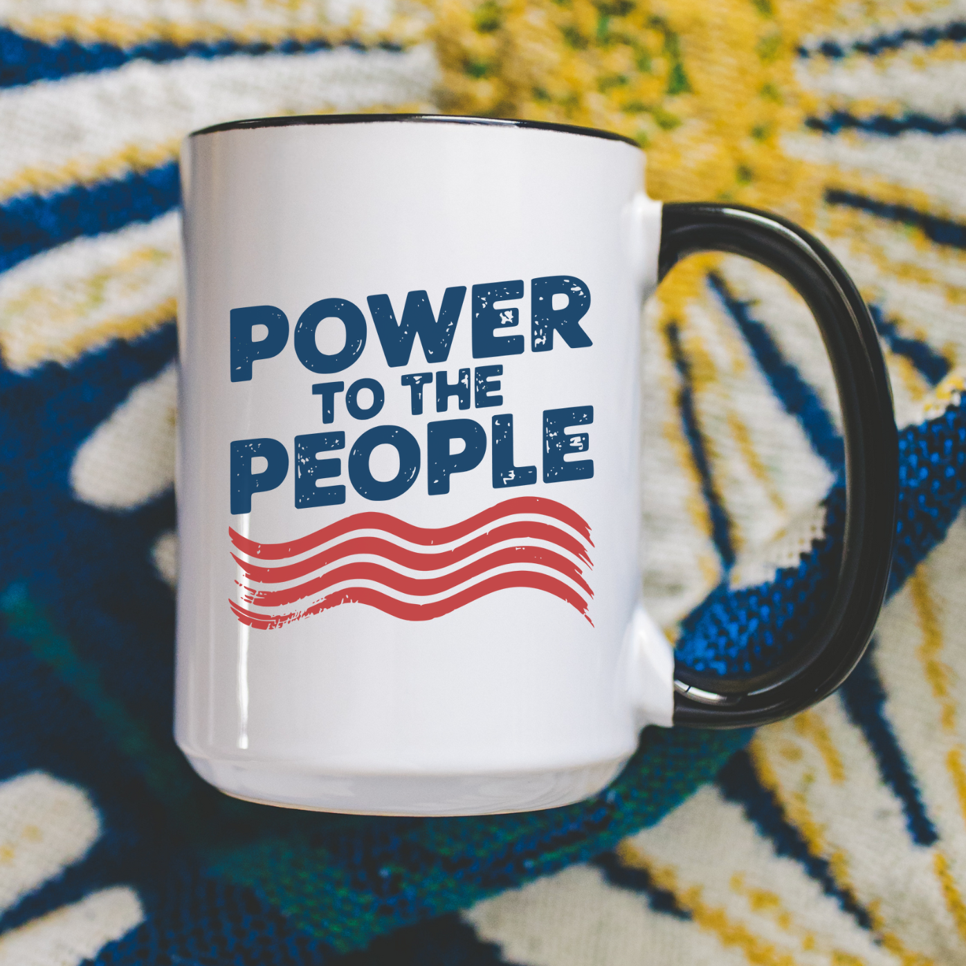 Power To The People 15 oz Mug (2 colors available)