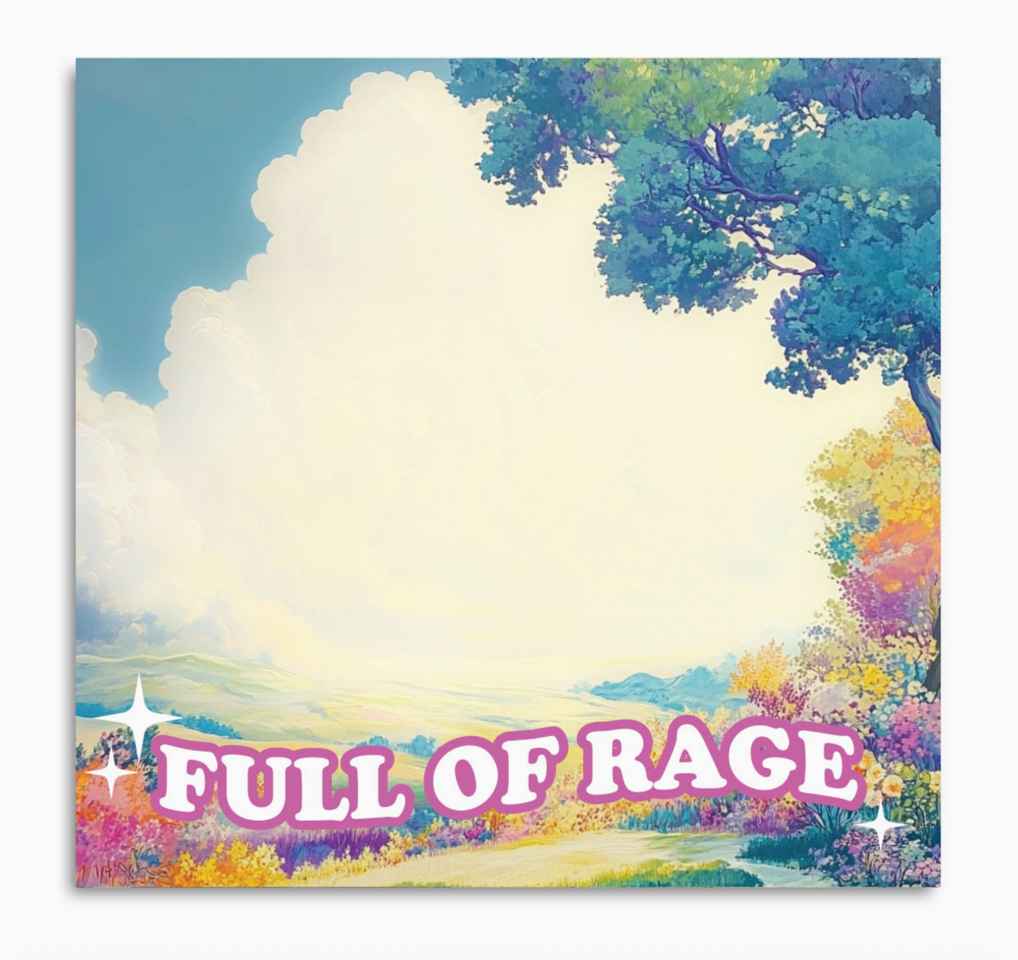 Full Of Rage Sticky Notepad