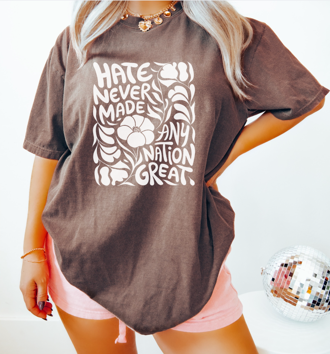 Hate Never Made Any Nation Great Unisex Tee (4 colors available)