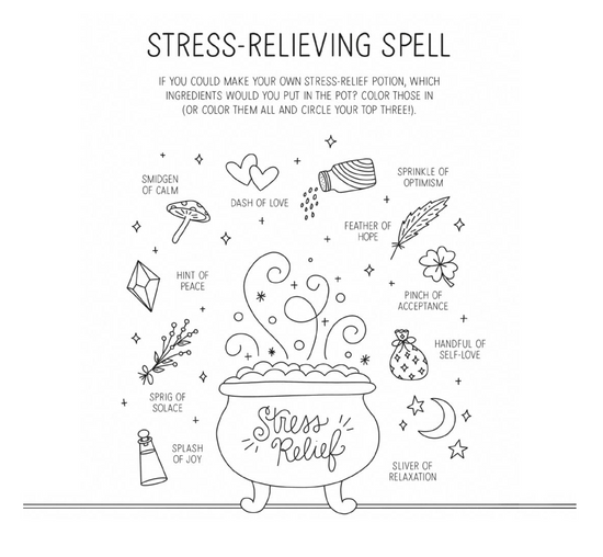 Out of Your Mind: A Journal and Coloring Book to Distract Your Anxious Mind (Anxiety Journaling and Coloring Series) Book