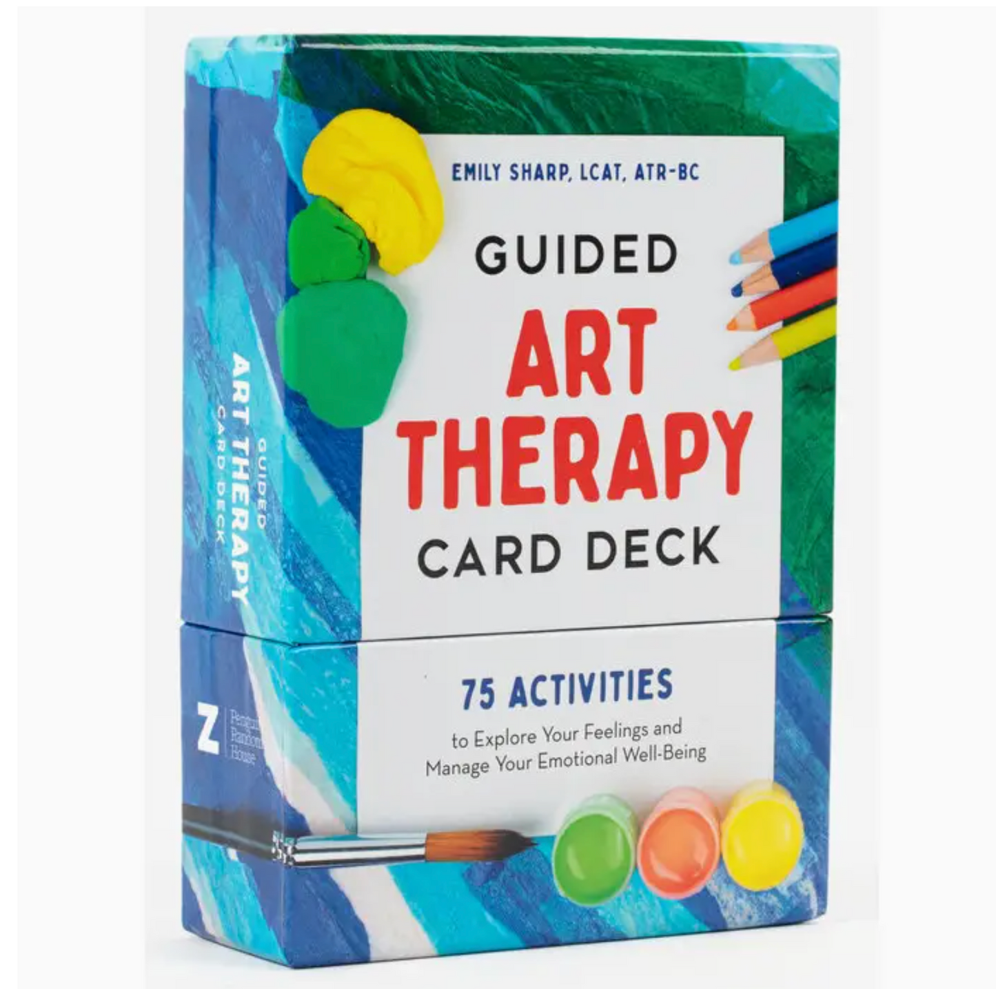Guided Art Therapy Card Deck: 75 Activities to Explore Your Feelings and Manage Your Emotional Well-Being