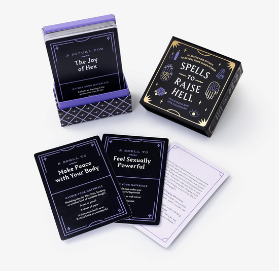 Spells to Raise Hell Cards: 50 Spells and Rituals to Reveal Your Inner Power