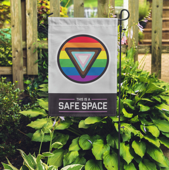 This is A Safe Space Garden Flag