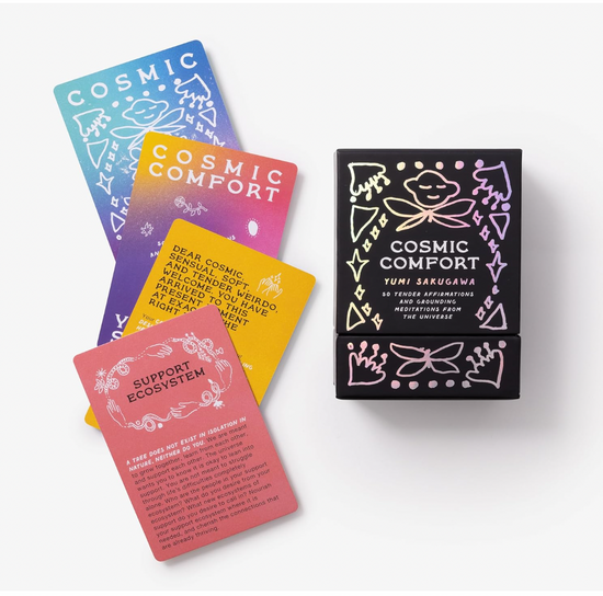 Cosmic Comfort: 50 Tender Affirmations and Grounding Meditations from the Universe: Meditation Cards