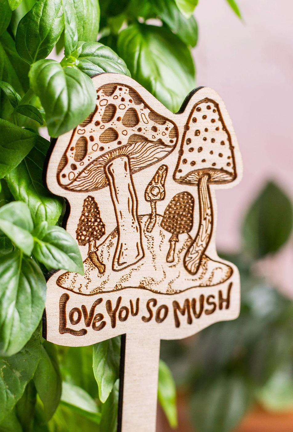 I Love You So Mush Plant Stake