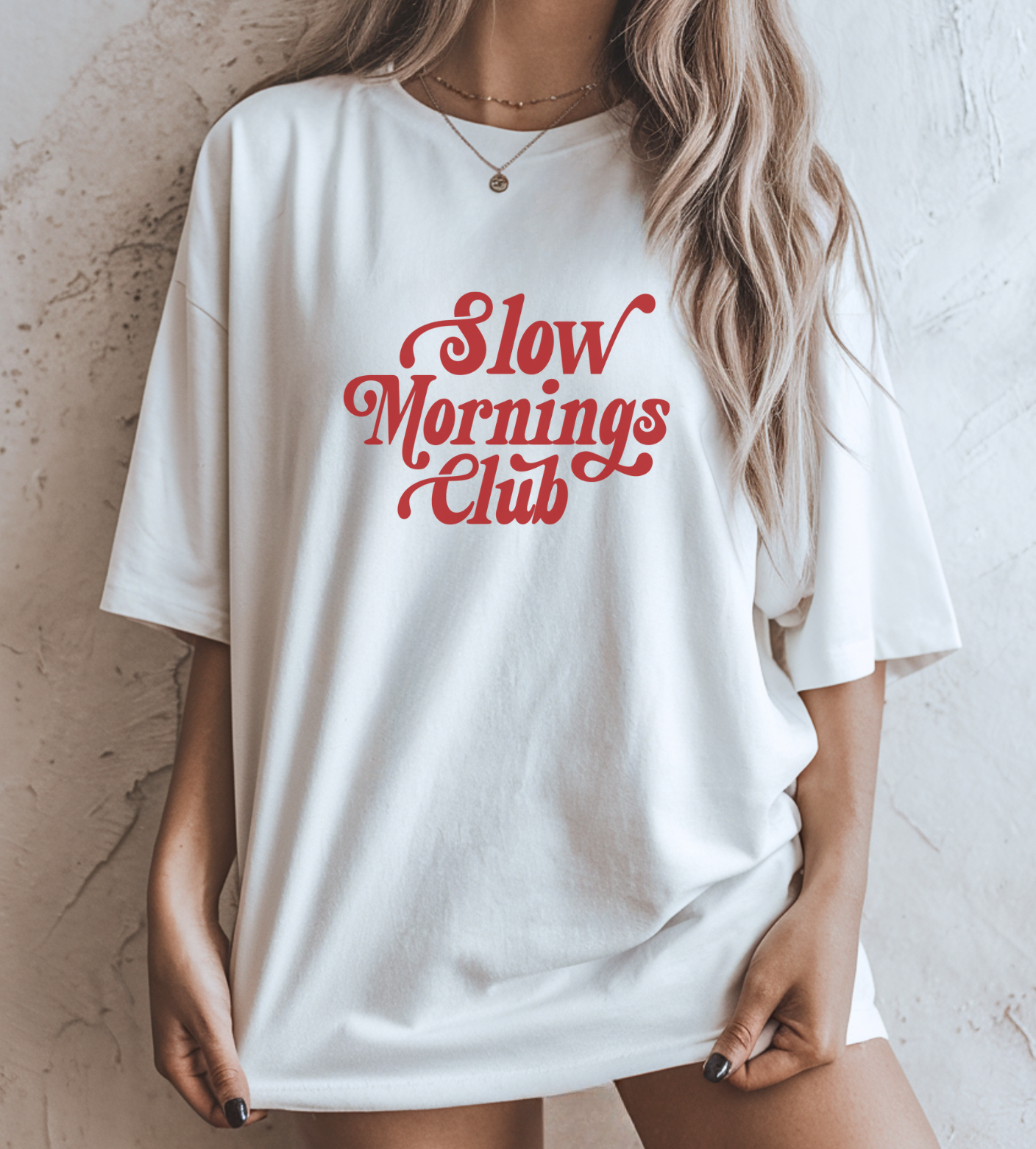 Slow Mornings Club Unisex Tee