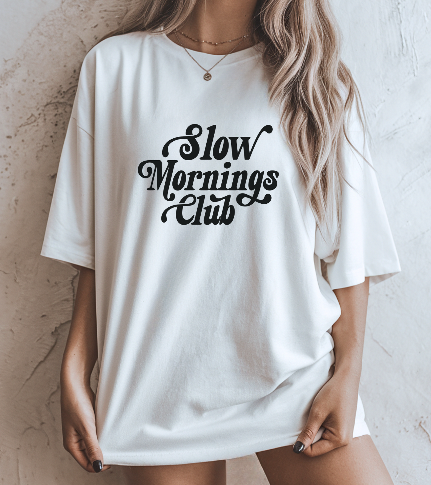 Slow Mornings Club Unisex Tee