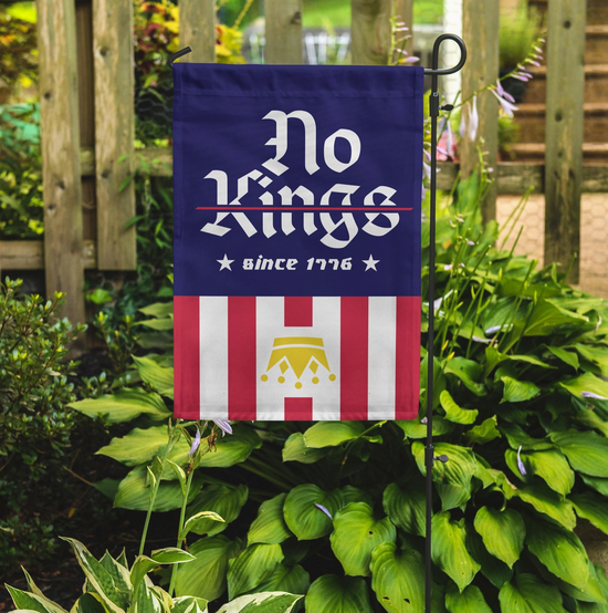 No Kings Garden Flag