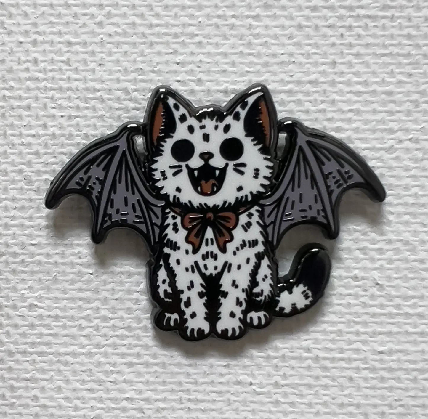 Bat Kitty Pin