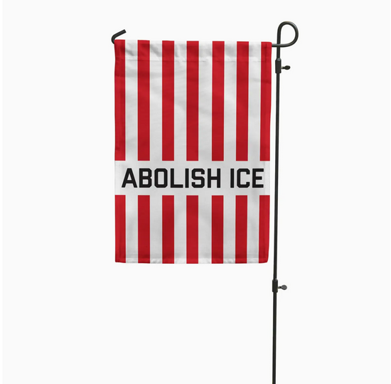 Abolish Ice Garden Flag