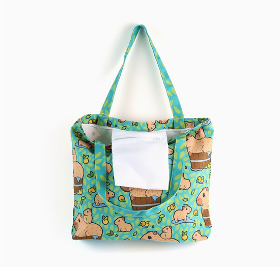 Capybara Cuties Tote Bag