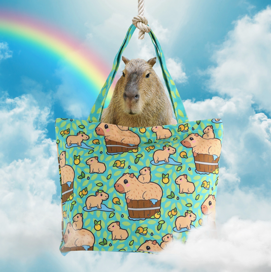 Capybara Cuties Tote Bag