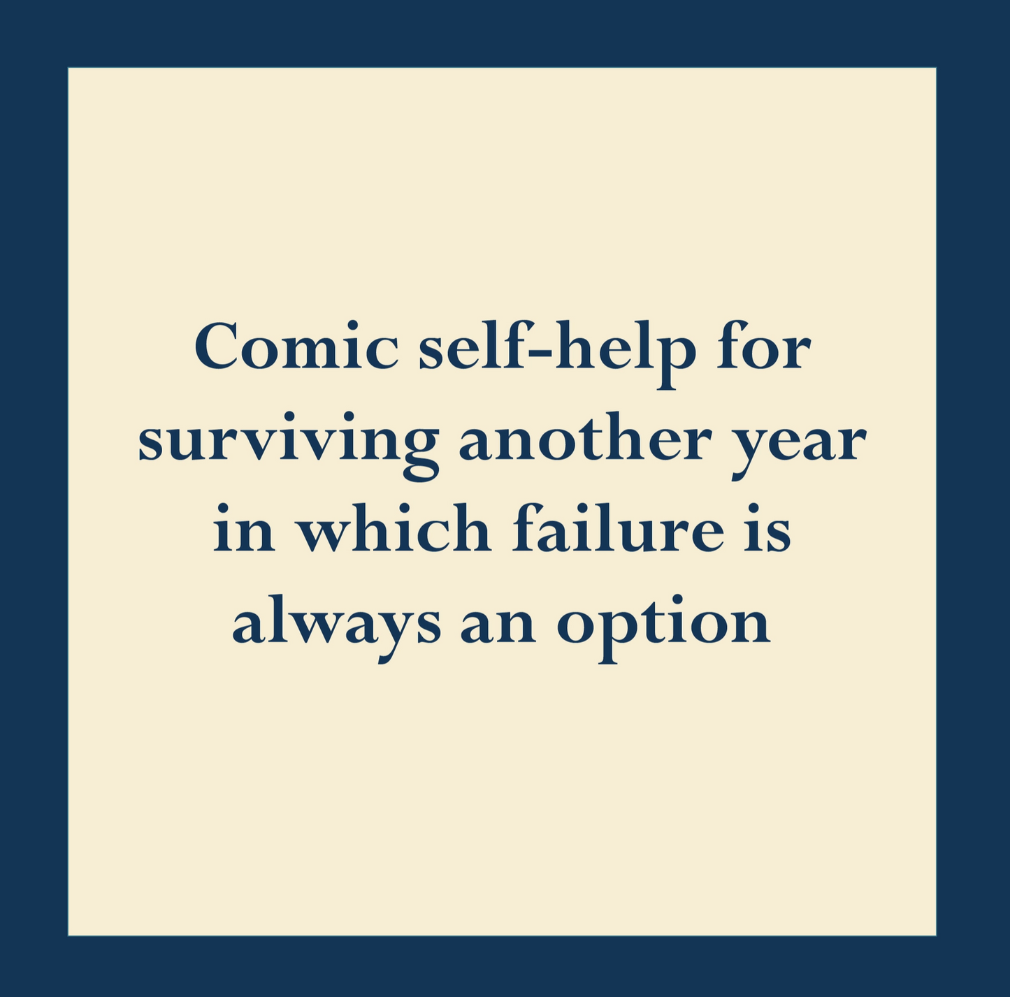 Disappointing Affirmations 2026 Wall Calendar