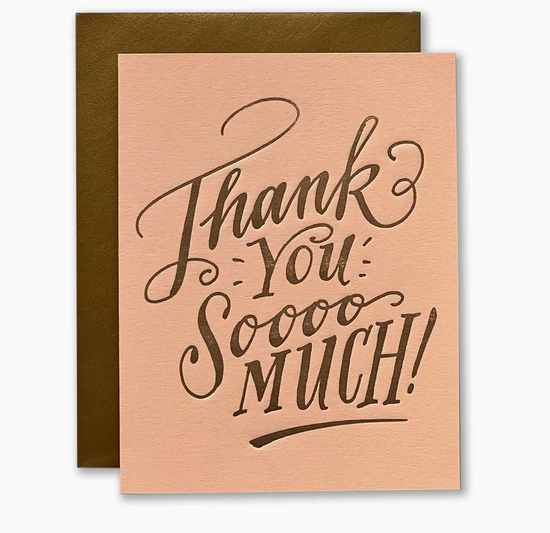 Thank You Soooo Much Card