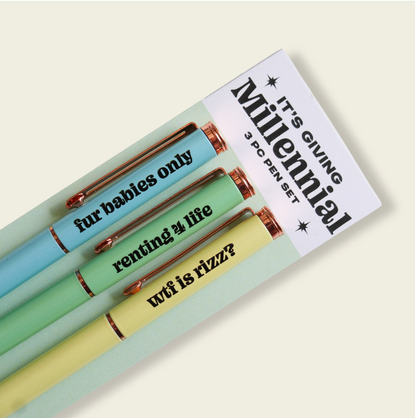 It's Giving Millennial Pen Set - 3 pens