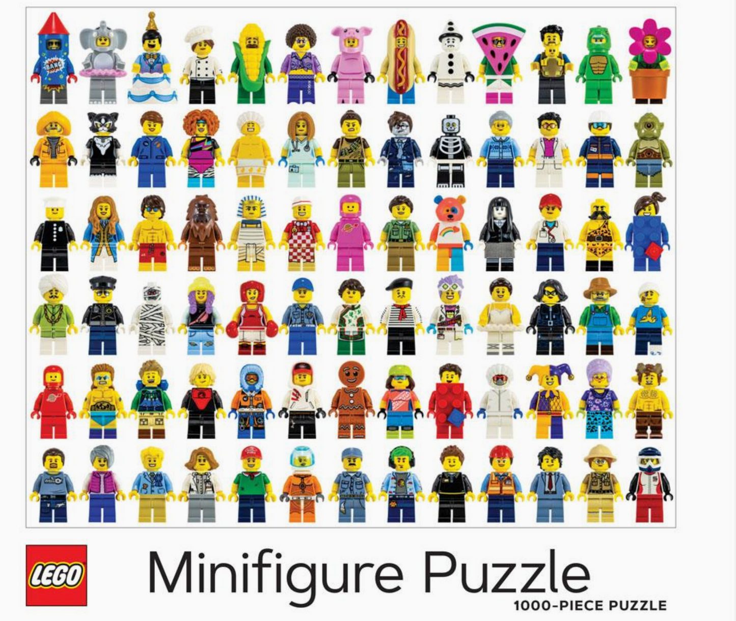 Lego Minifigure 1000-Piece Puzzle