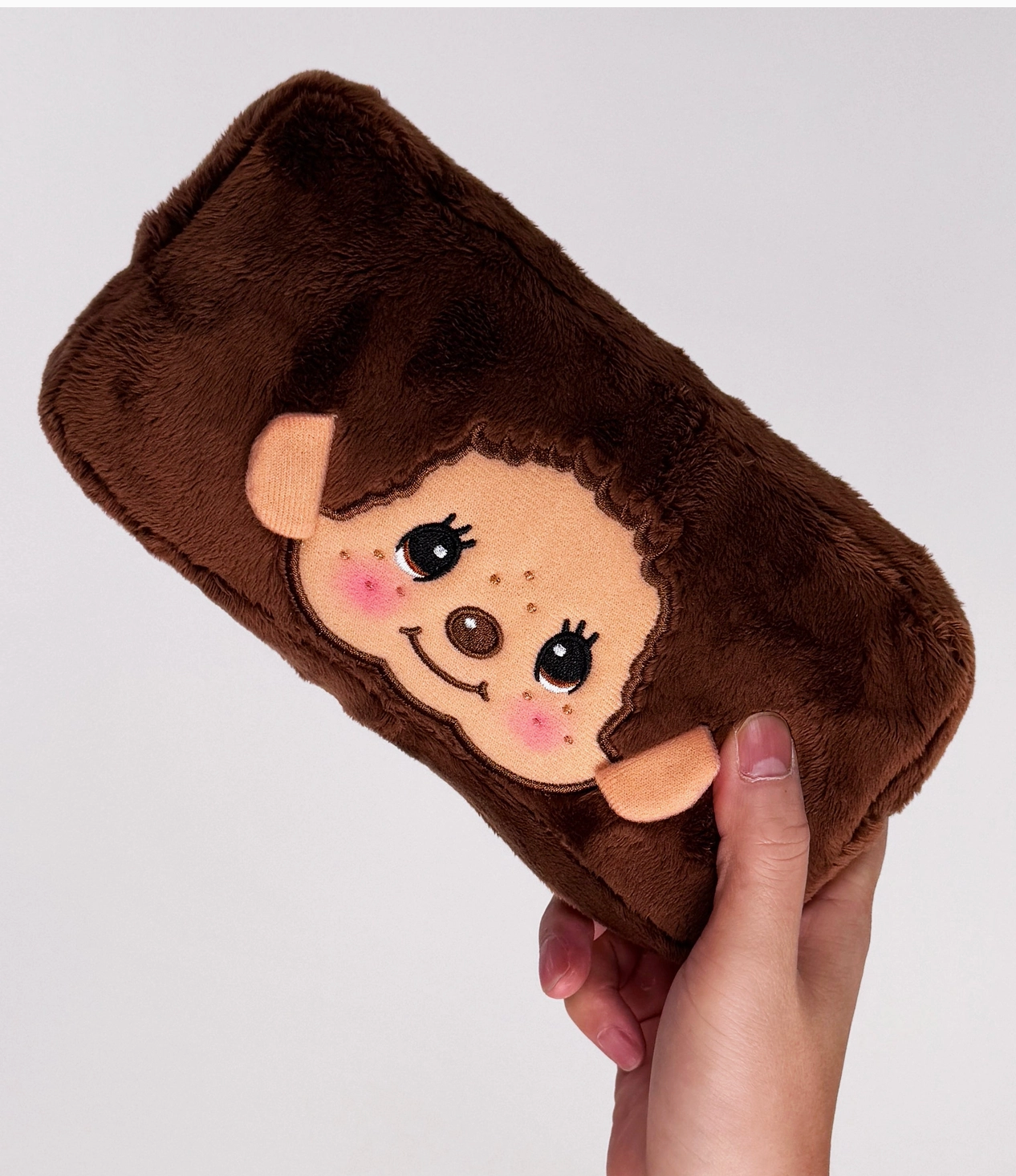 Monchhichi Plush Cosmetic Bag