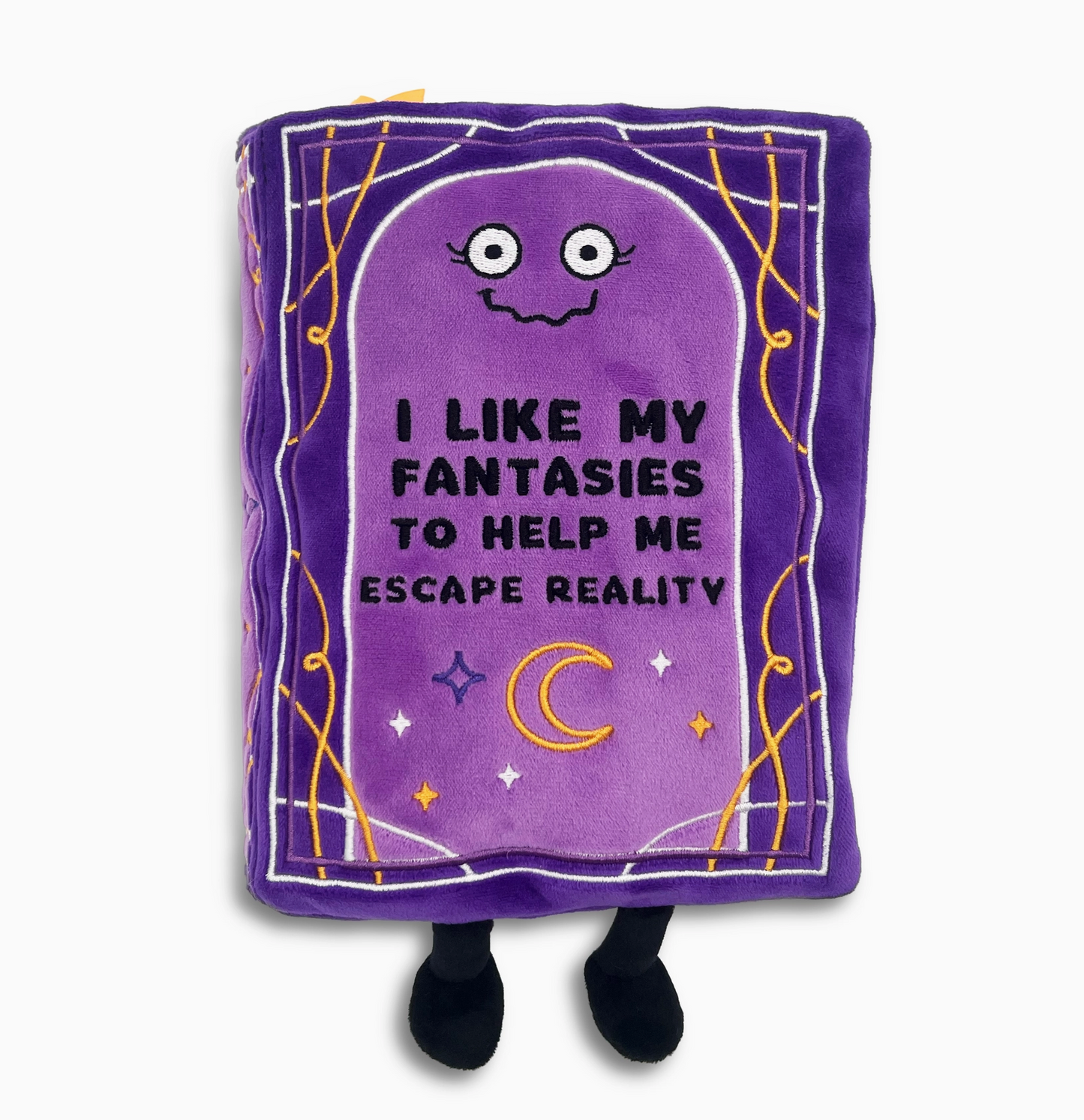 I Like My Fantasies To Help Me Escape Reality Book Plushie