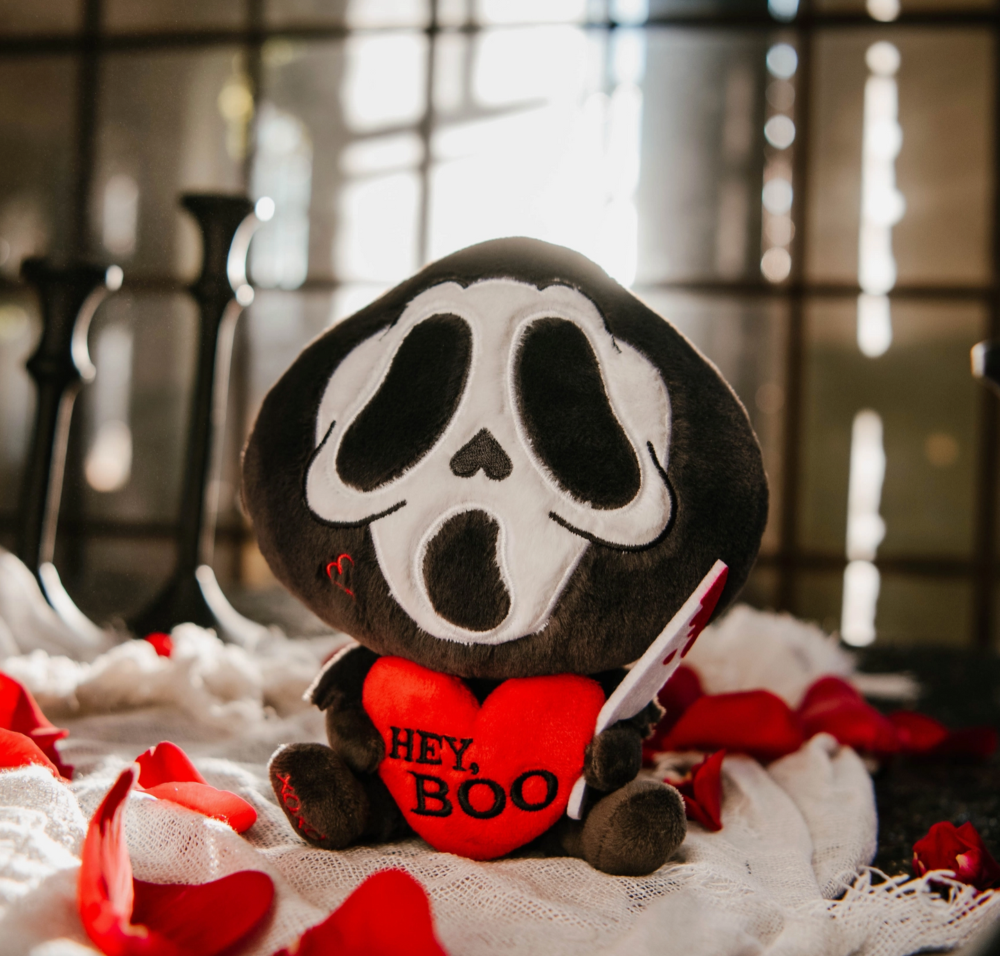 Hey Boo Ghost Mask Killer Plushie