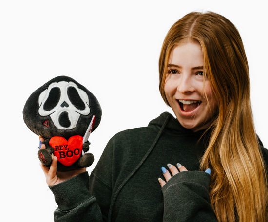 Hey Boo Ghost Mask Killer Plushie