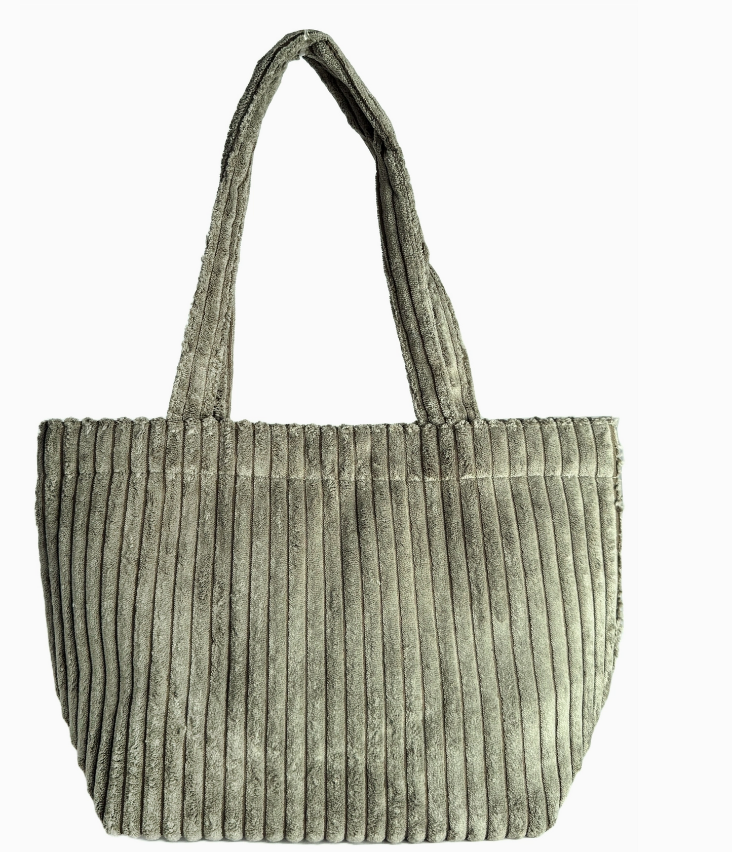 Miffy & Snuffy Olive Corduroy Tote Bag