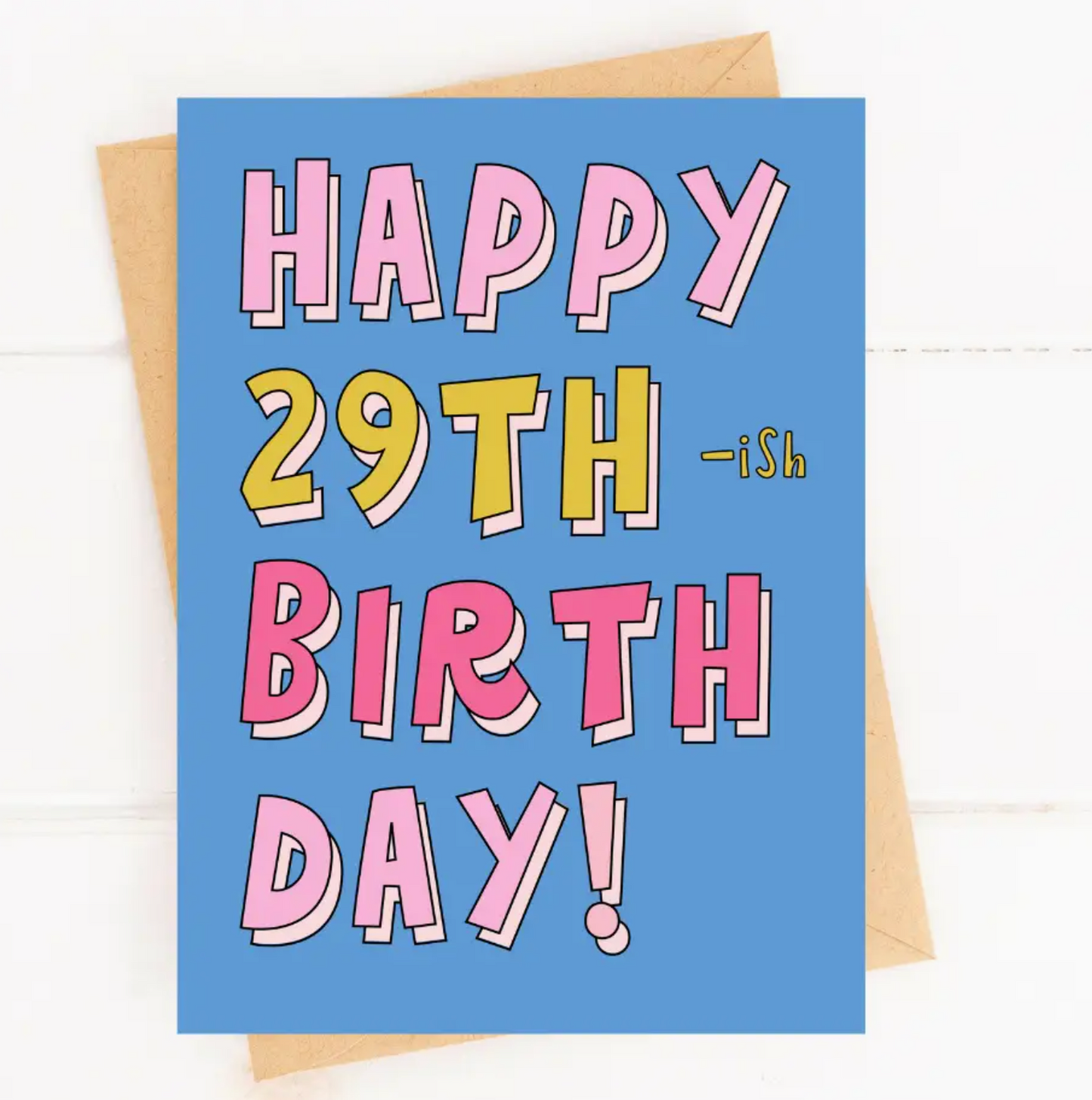 Happy 29th ish Birthday Card