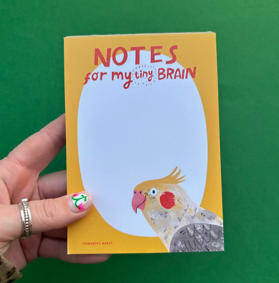 Notes For My Tiny Brain Notepad - 50 sheets