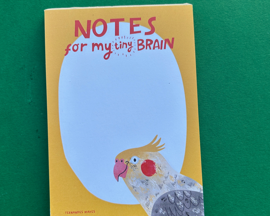 Notes For My Tiny Brain Notepad - 50 sheets