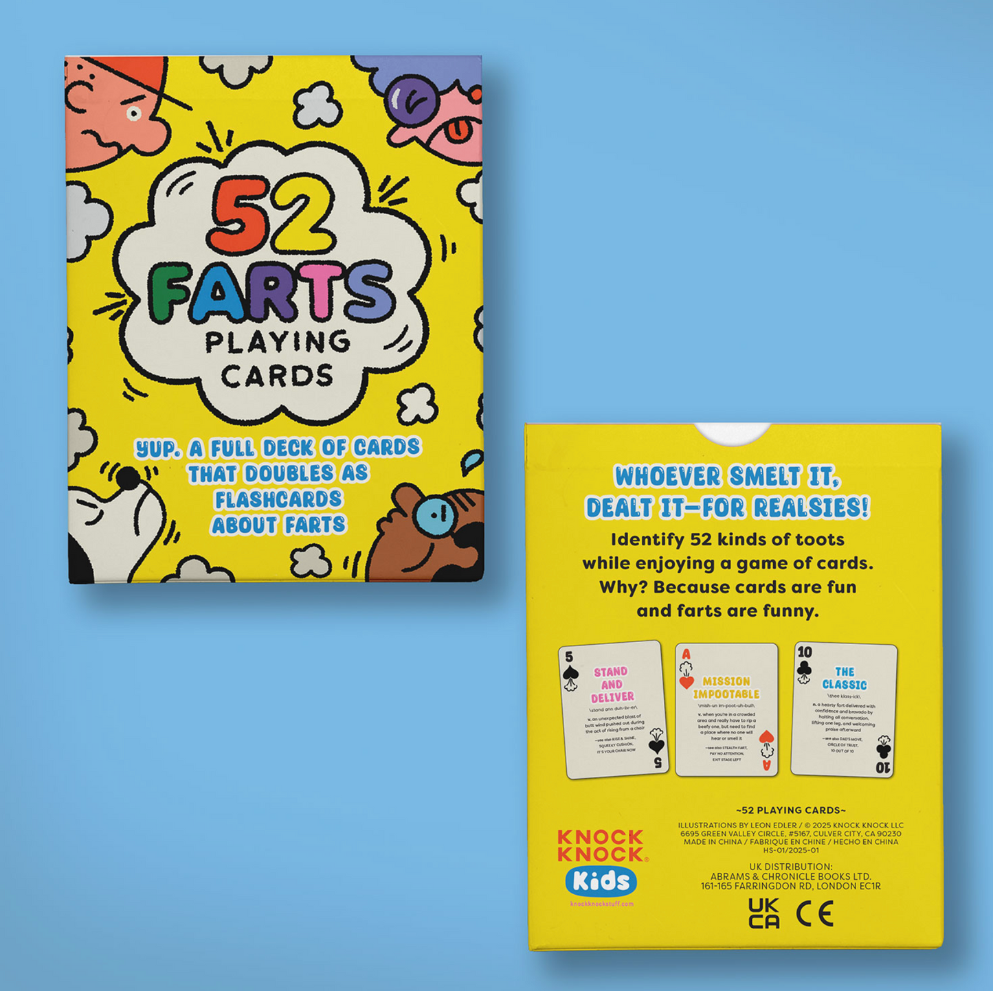 52 Farts Playing Cards
