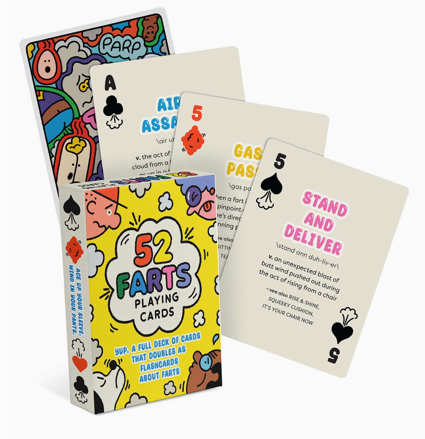 52 Farts Playing Cards