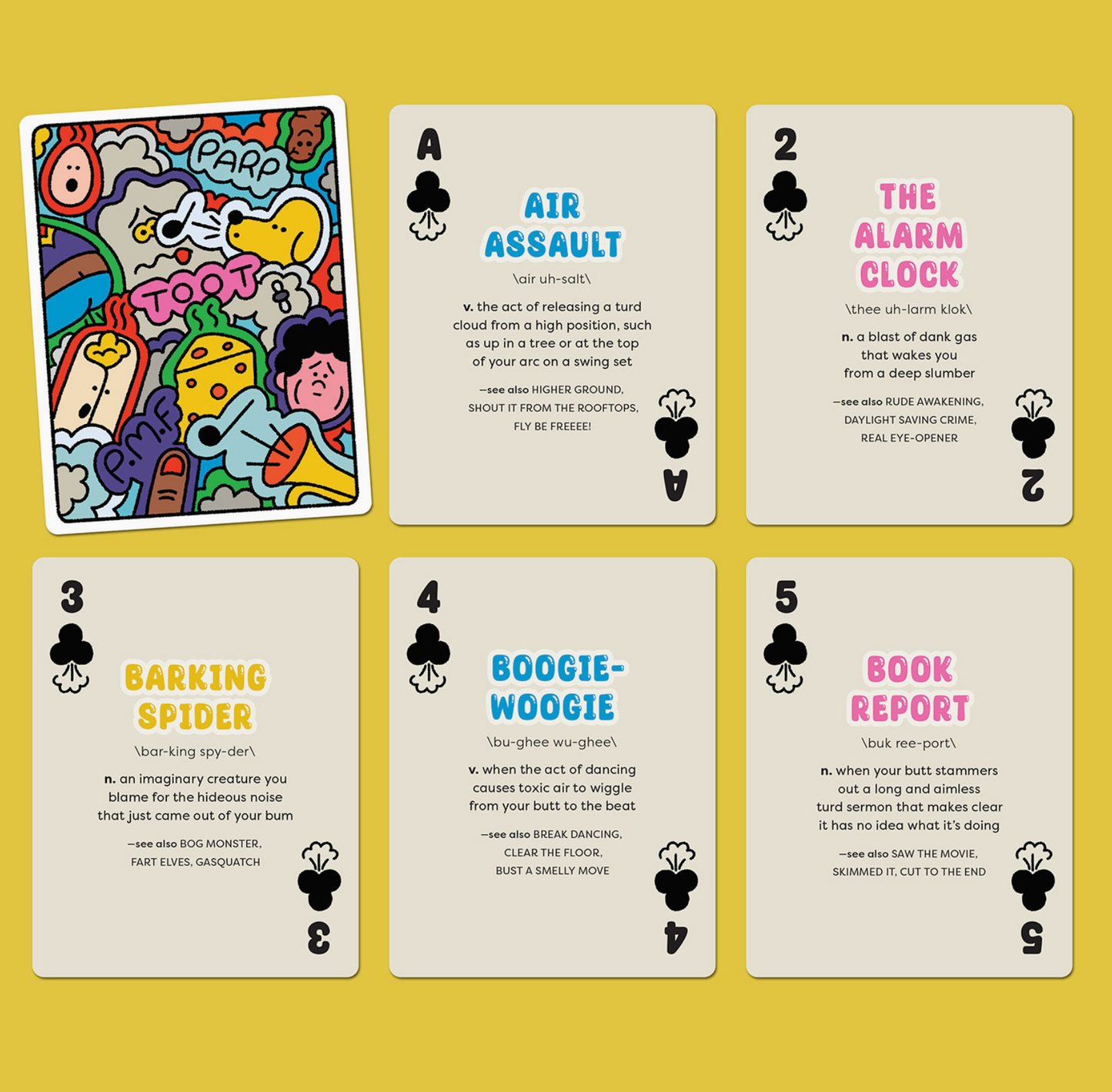 52 Farts Playing Cards