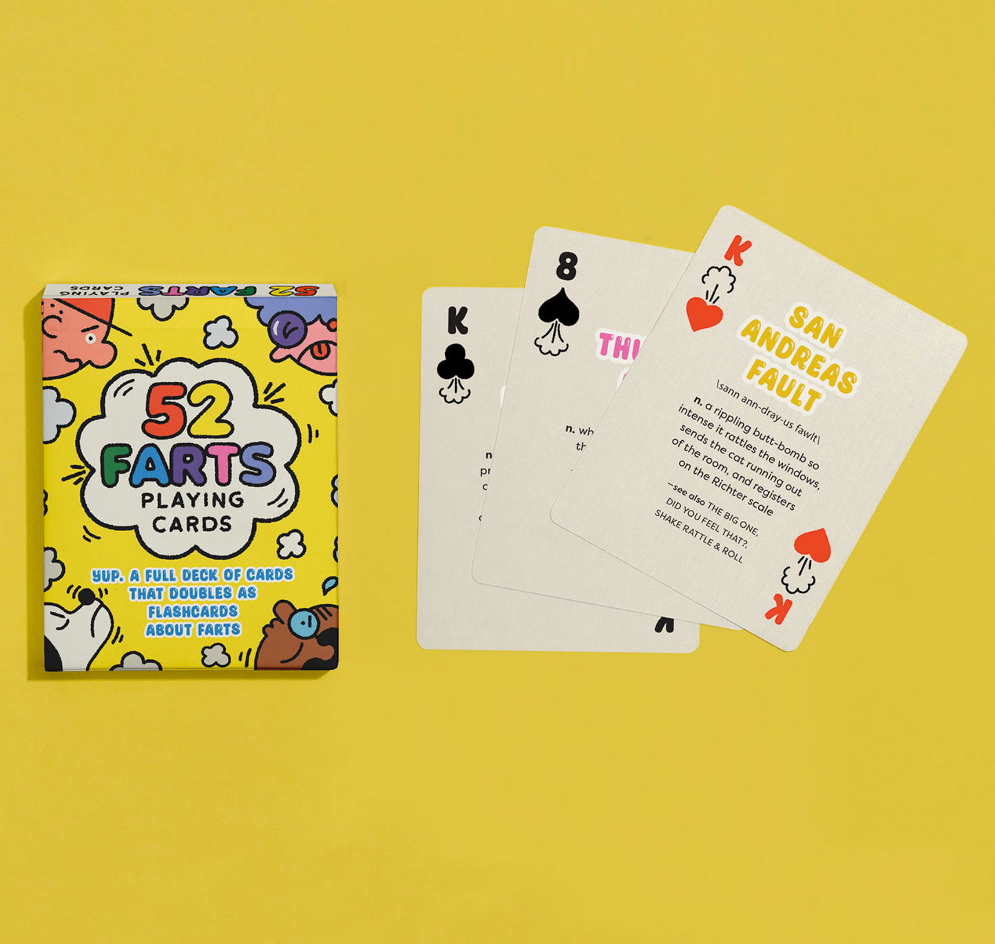 52 Farts Playing Cards