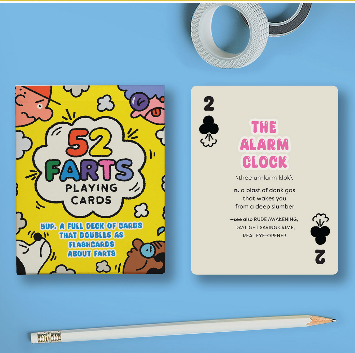 52 Farts Playing Cards