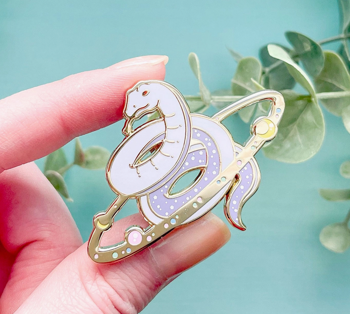 Cosmic Snake Pin