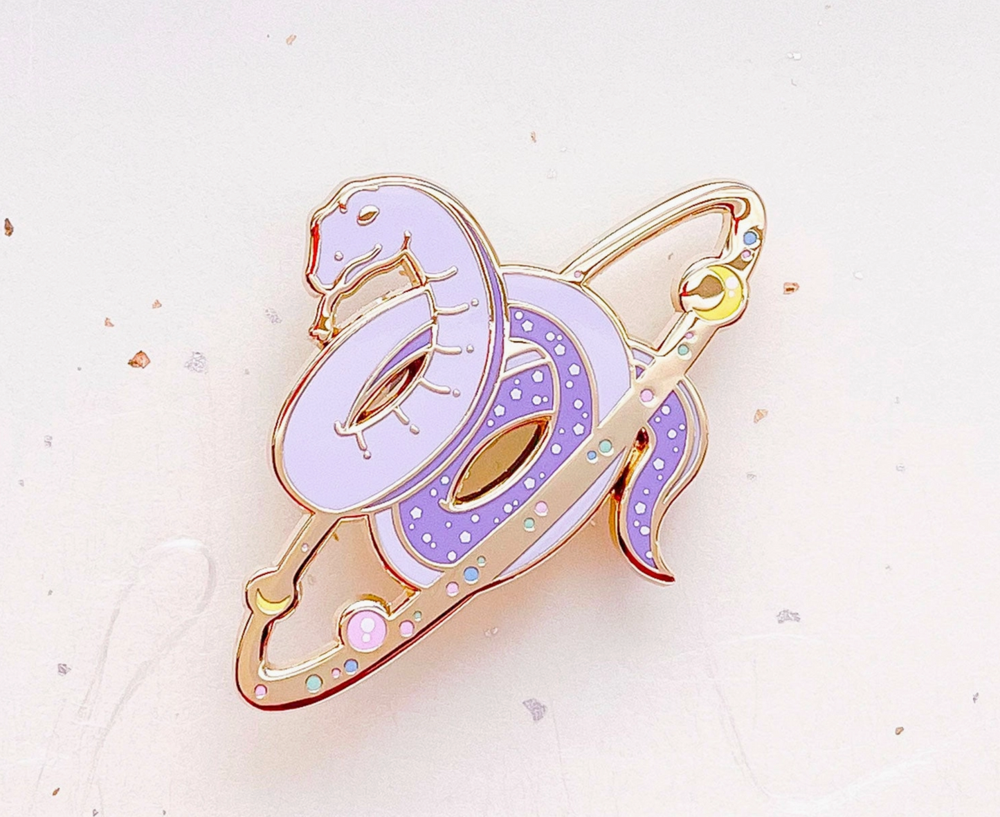 Cosmic Snake Pin