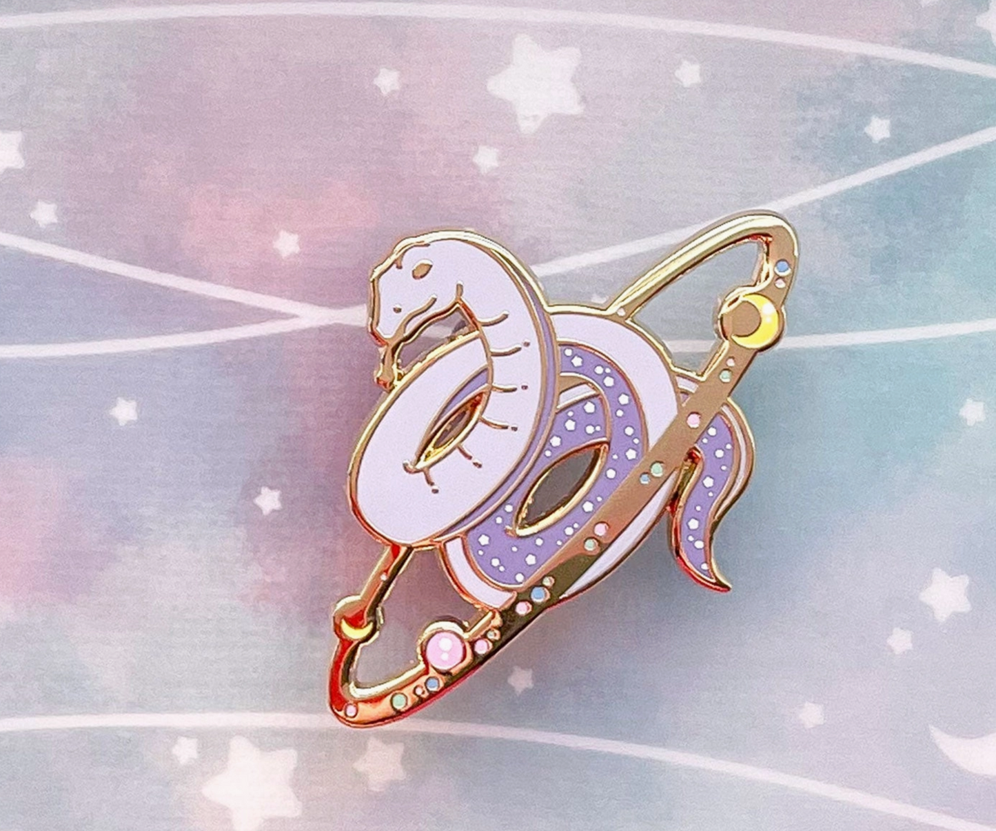 Cosmic Snake Pin